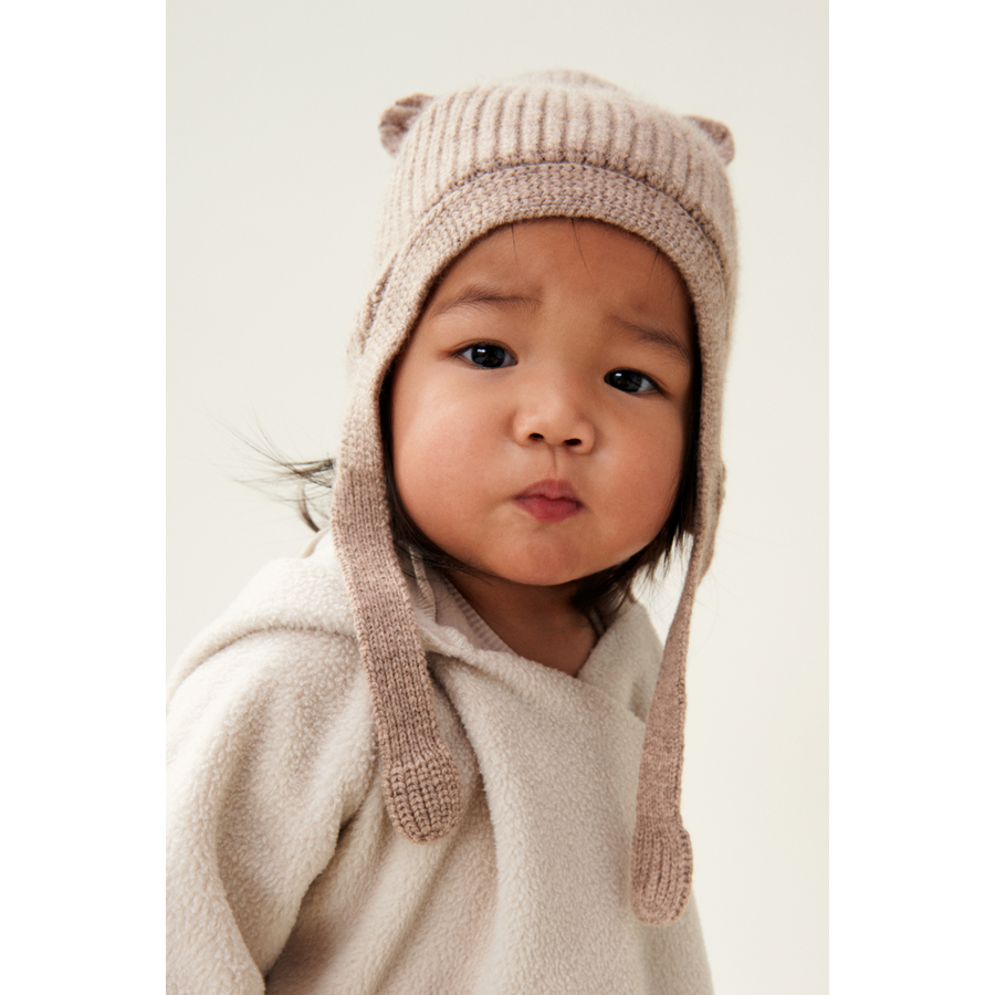 Aviana Baby Bonnet - Oat Melange