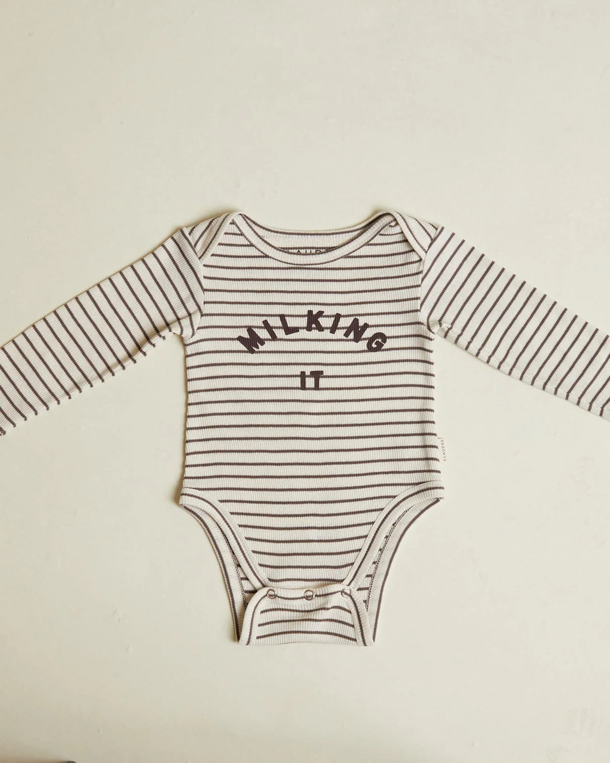 Milking it Coco Stripe Bodysuit