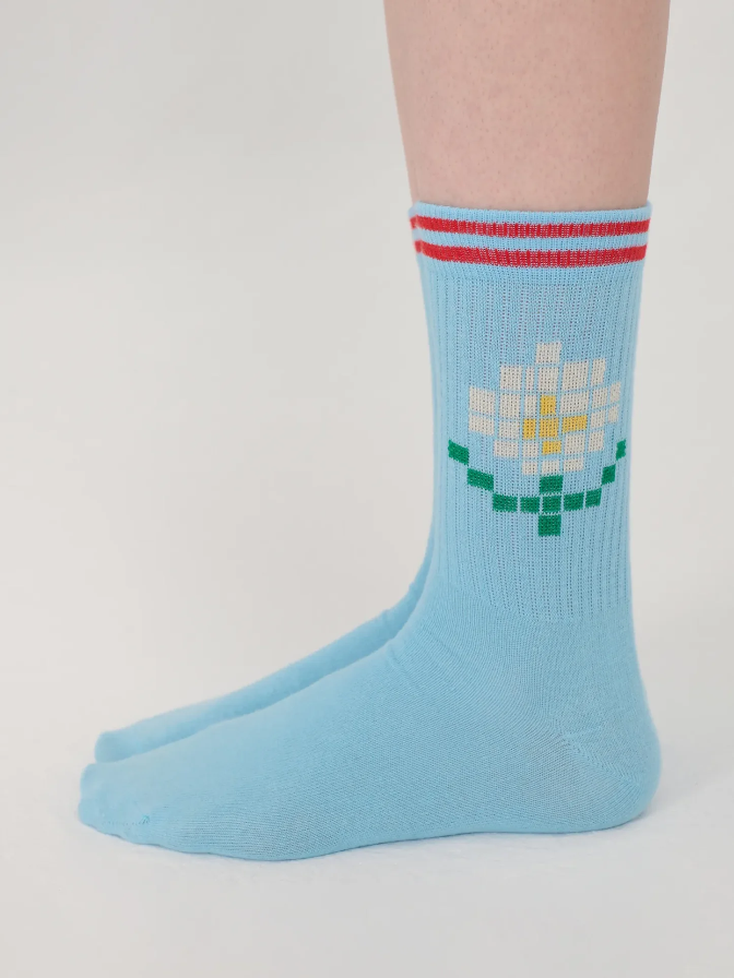 Pixel Daisy Cotton Short Socks Pack