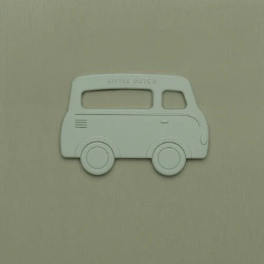 Silicone Teething Ring - Bus