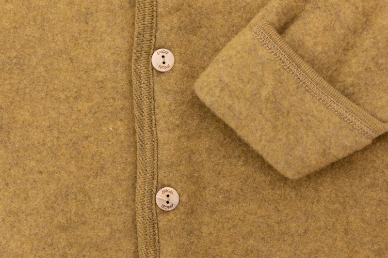 Hooded Baby Overall - Saffron Melange