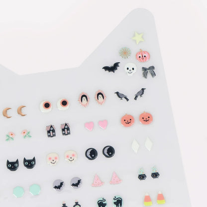 Halloween Icons Stick On Earrings