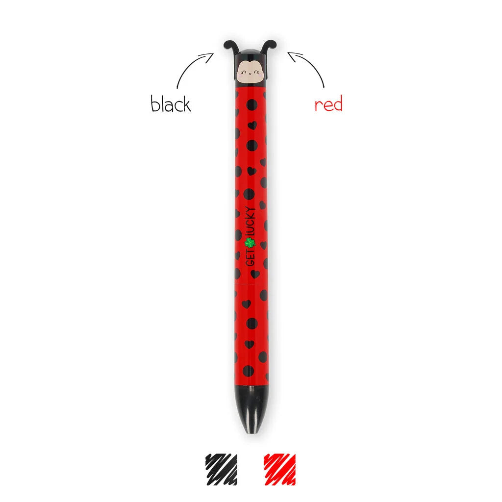 Two Colour Ballpoint Ladybird Pen