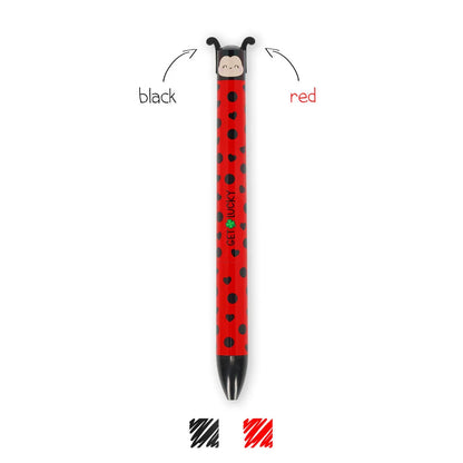 Two Colour Ballpoint Ladybird Pen