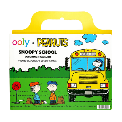 Snoopy School Colouring Travel Kit