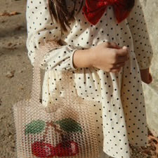 Cherry Perla Bag - Cream