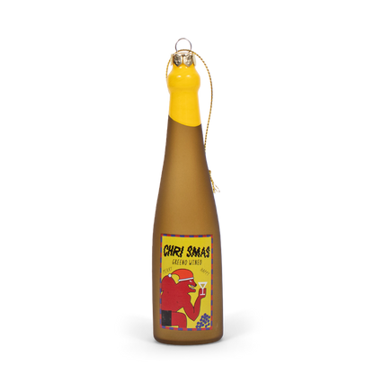 Chris Mas Wine Decoration, 12cm