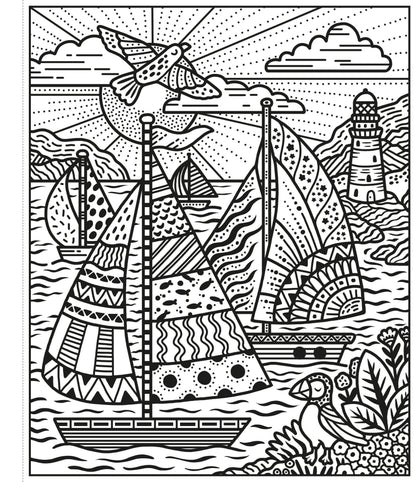 Seashore Magic Painting Book