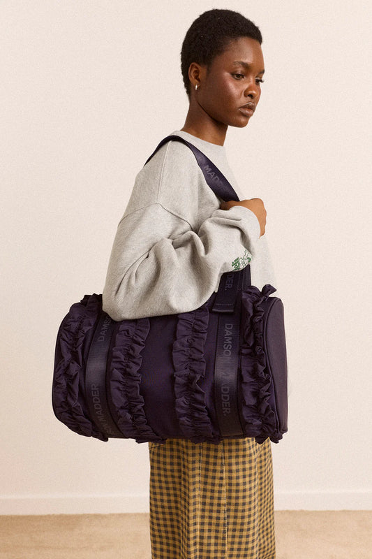 Brooke Barrel Bag - Navy