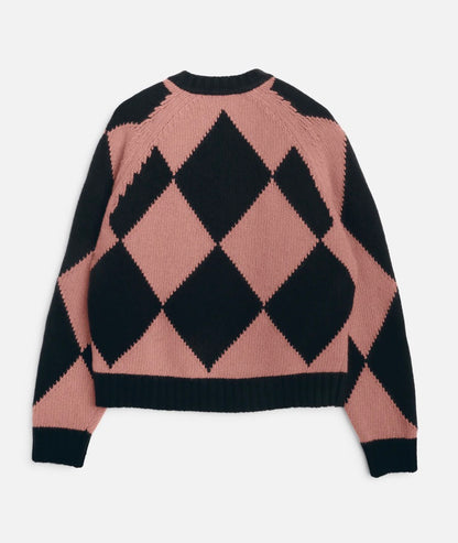 Atomic Cardigan Pink & Black