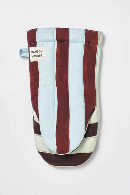 Single Oven Glove - Mixed Stripe