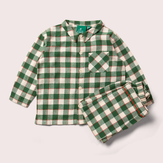 Fern Green Check Classic Pyjamas