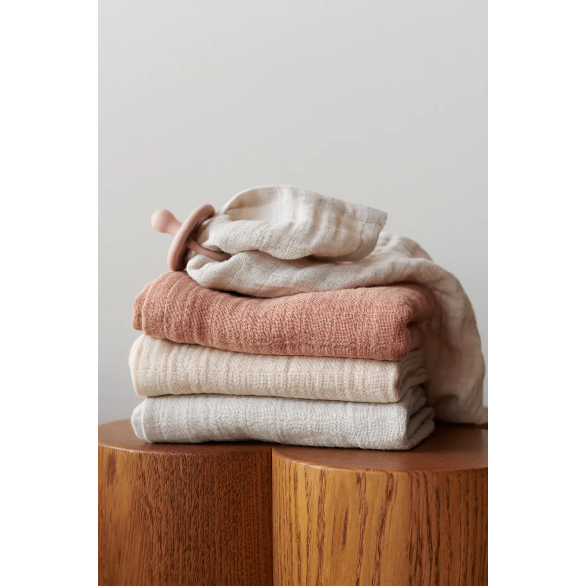 Lewis Muslin Cloth Tuscany Rose 3PK