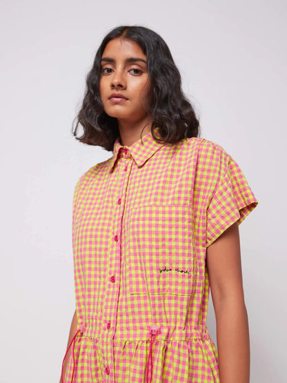 Vichy Shirt Dress