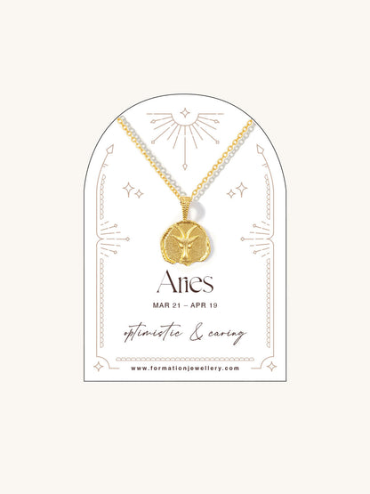 Aries Zodiac Necklace