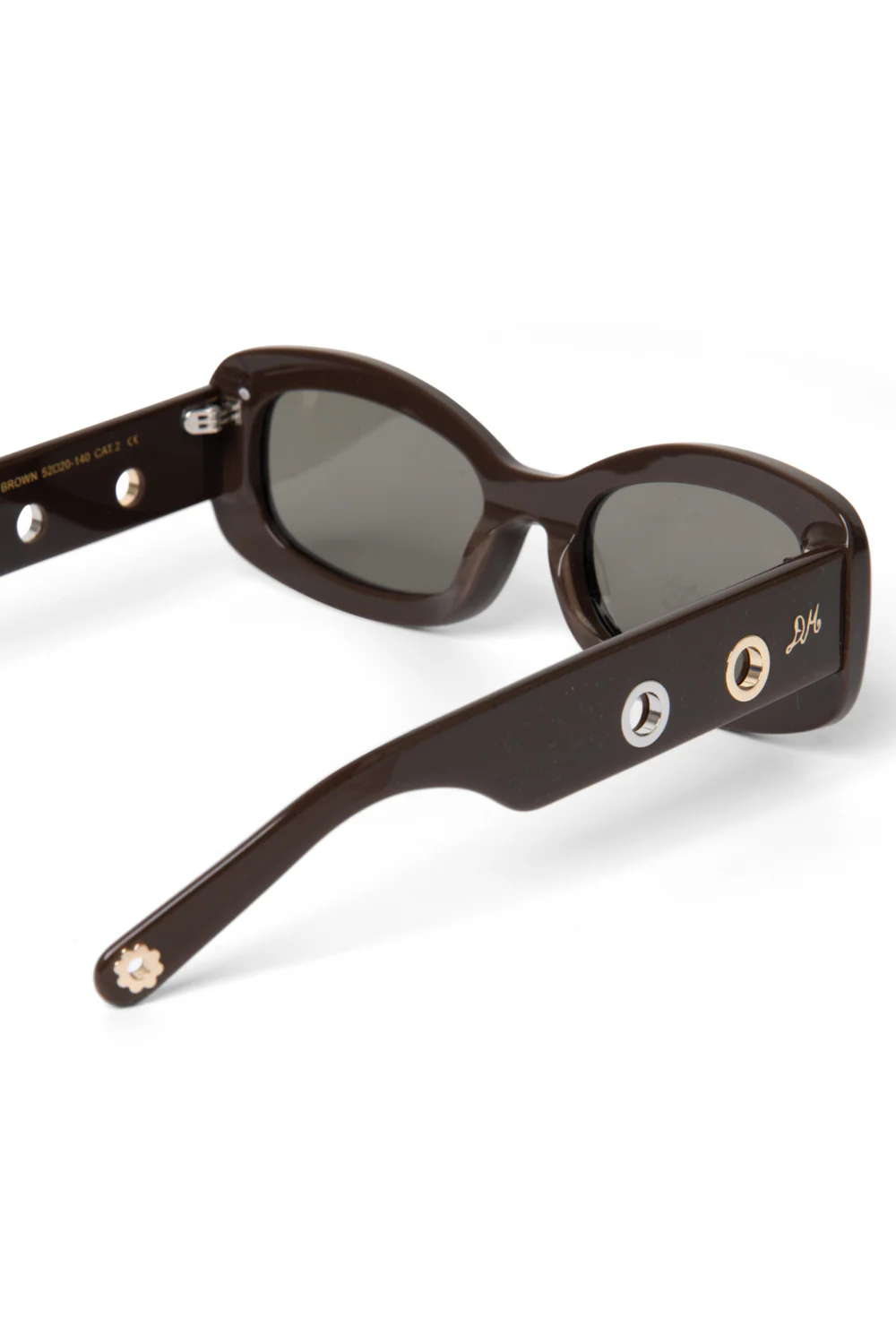 Faye Eyelet Sunglasses - Chocolate