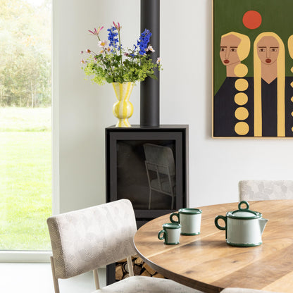 Rhombic Vase Yellow