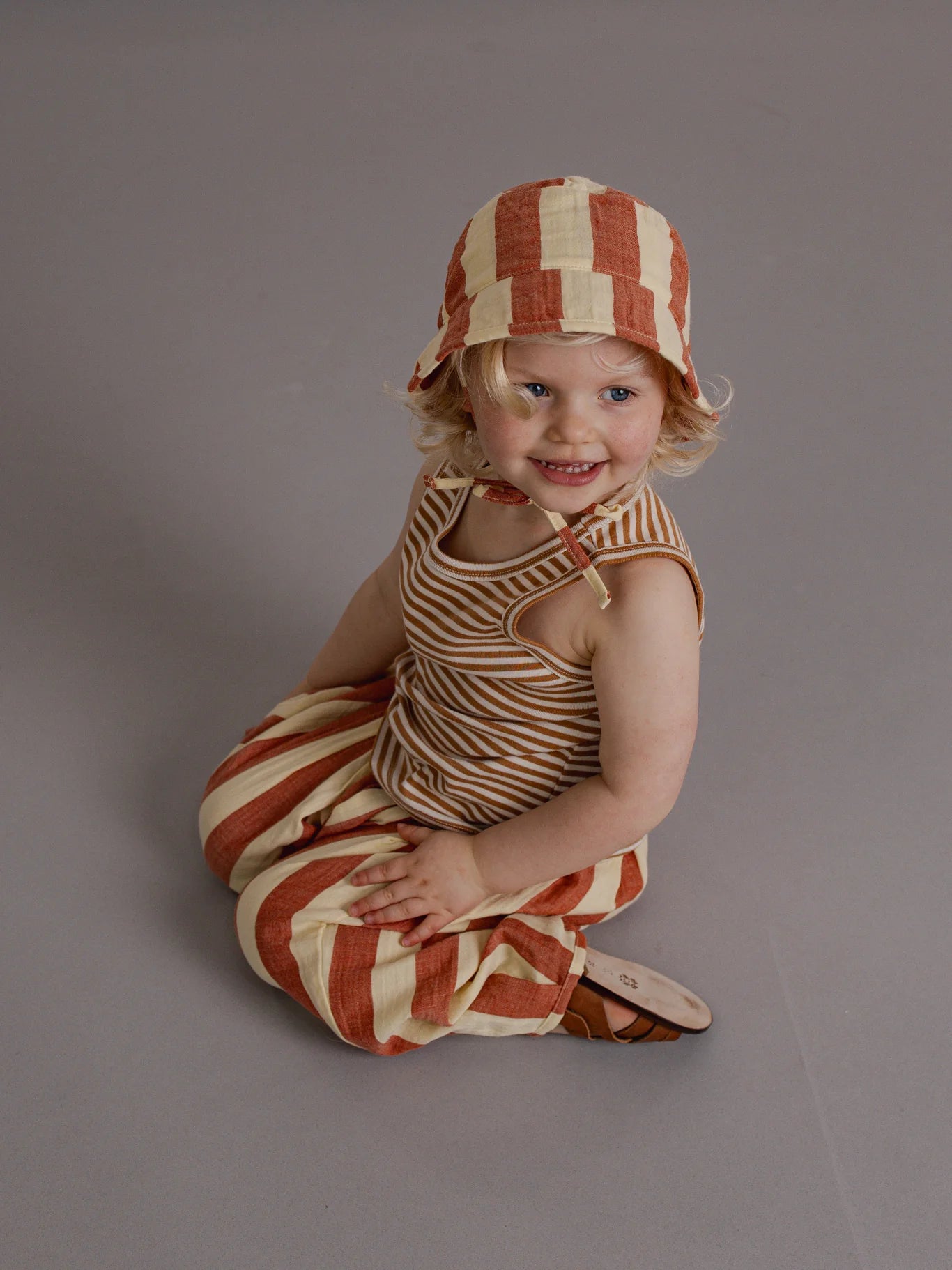 Tomato Stripe Bucket Hat