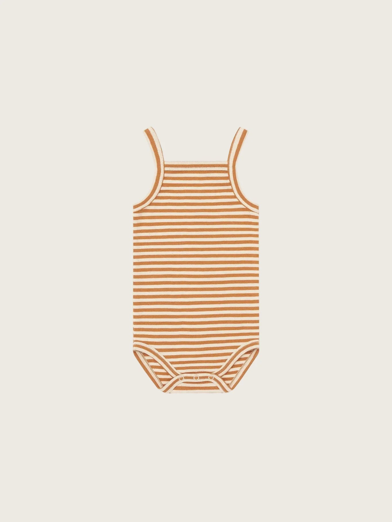Copper Stripe Tank Bodysuit