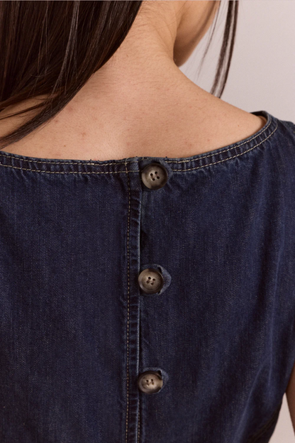 Maxine Top - Dark Indigo