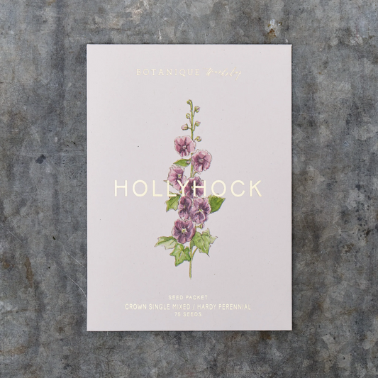 Hollyhock Seed Packet