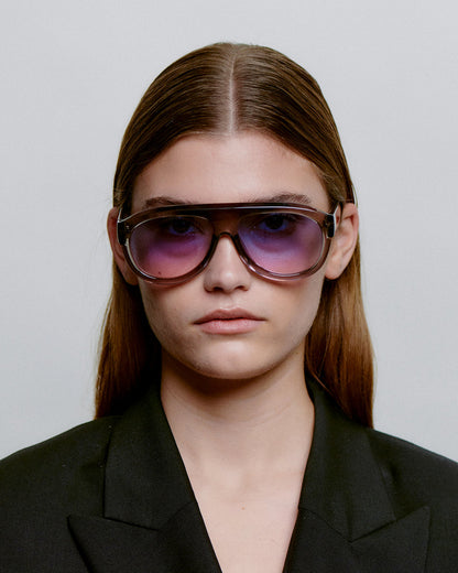 Rio Sunglasses - Grey Transparent