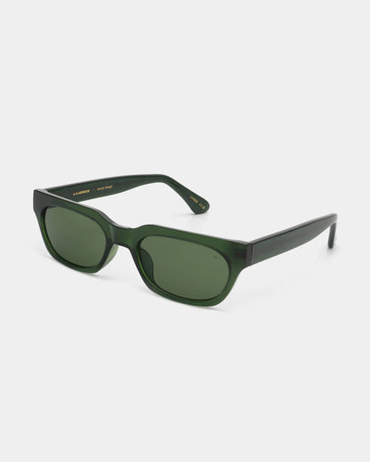 Bror Sunglasses - Dark Green Transparent