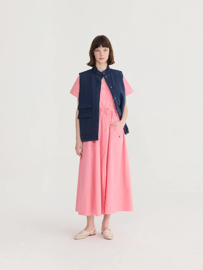 V - Neck Shirt Dress