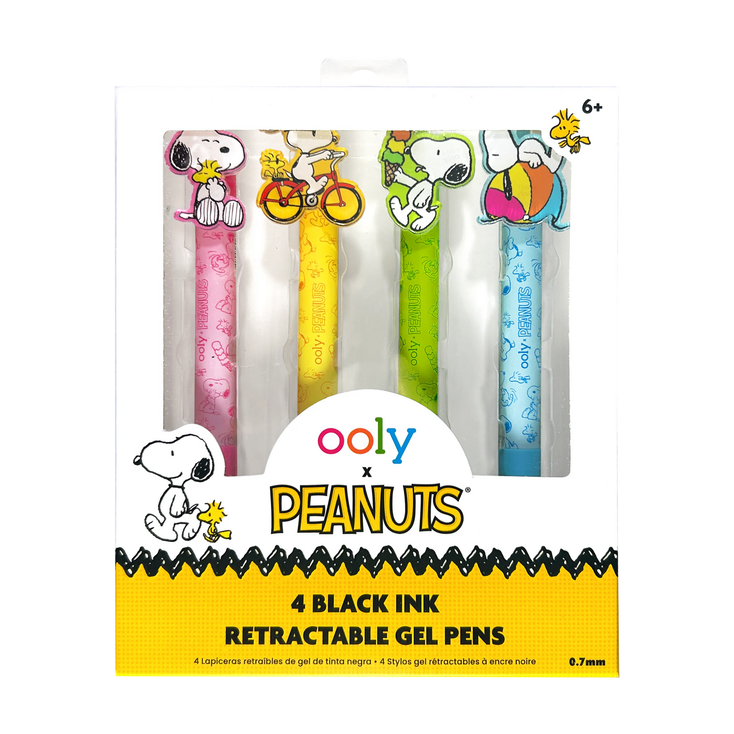 Peanuts Black Gel Pens