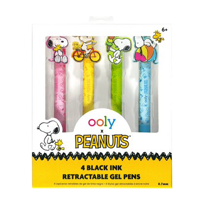 Peanuts Black Gel Pens