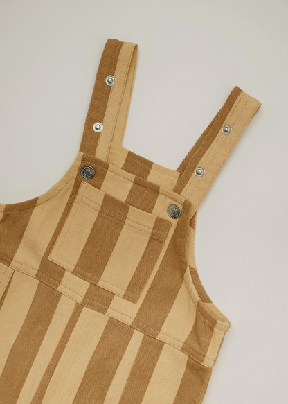 Blythe Banoffee Stripe Dungarees