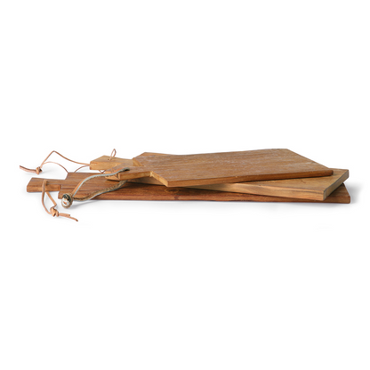 Bread Board Teak - Set Of 3