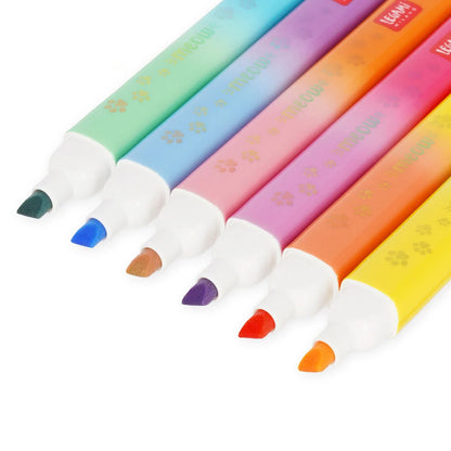 Meow Highlighters - 6 Dual Tip Layering