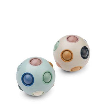 Solene Puzzle Ball 2 Pack - Ice Blue Multi Mix