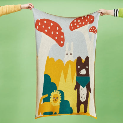 Trees & Creatures Mini Blanket