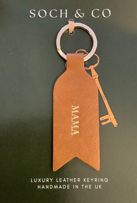 Mama Leather Keyring