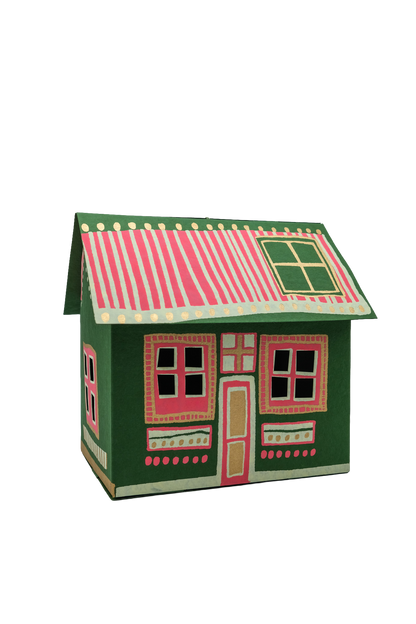 UK/EU: Large Gingerbread House Decorative Gift Box