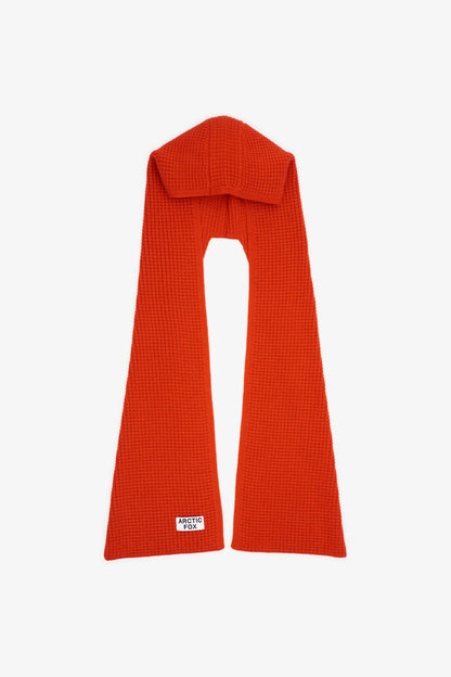 The Recycled Bottle Hooded Scarf - Sunkissed Coral