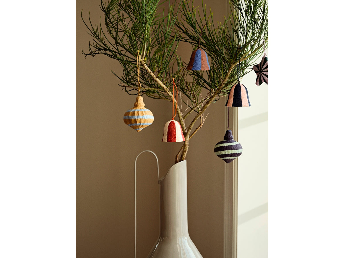 Pulp Ornament Spinning Top - Pumpkin Orange