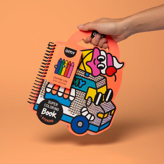 Super Colouring Book & Stickers - Yummy