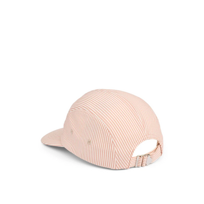 Rory Seersucker Cap - Stripe Pale Tuscany/Creme de la Creme