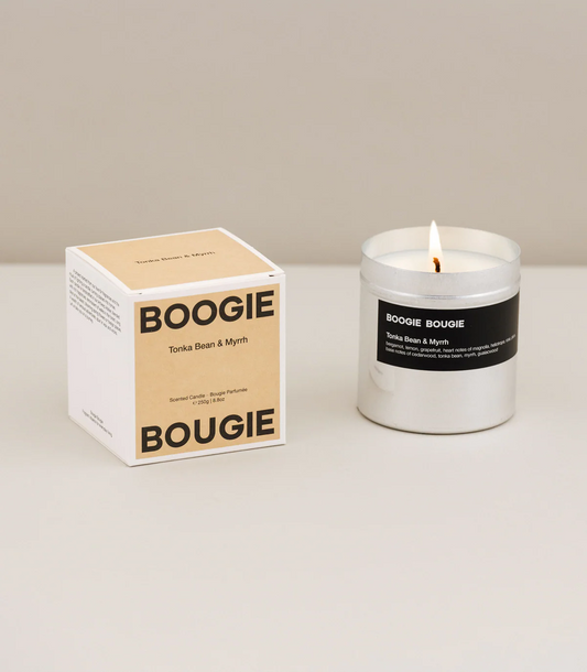 Tonka Bean & Myrrh Scented Candle