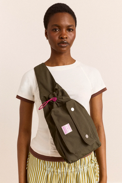 Matilda Cross Body Bag - Dark Green