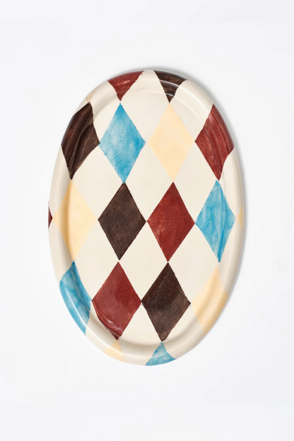 Chubby Serving Platter - Harlequin
