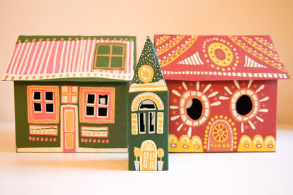 UK/EU: Large Gingerbread House Decorative Gift Box