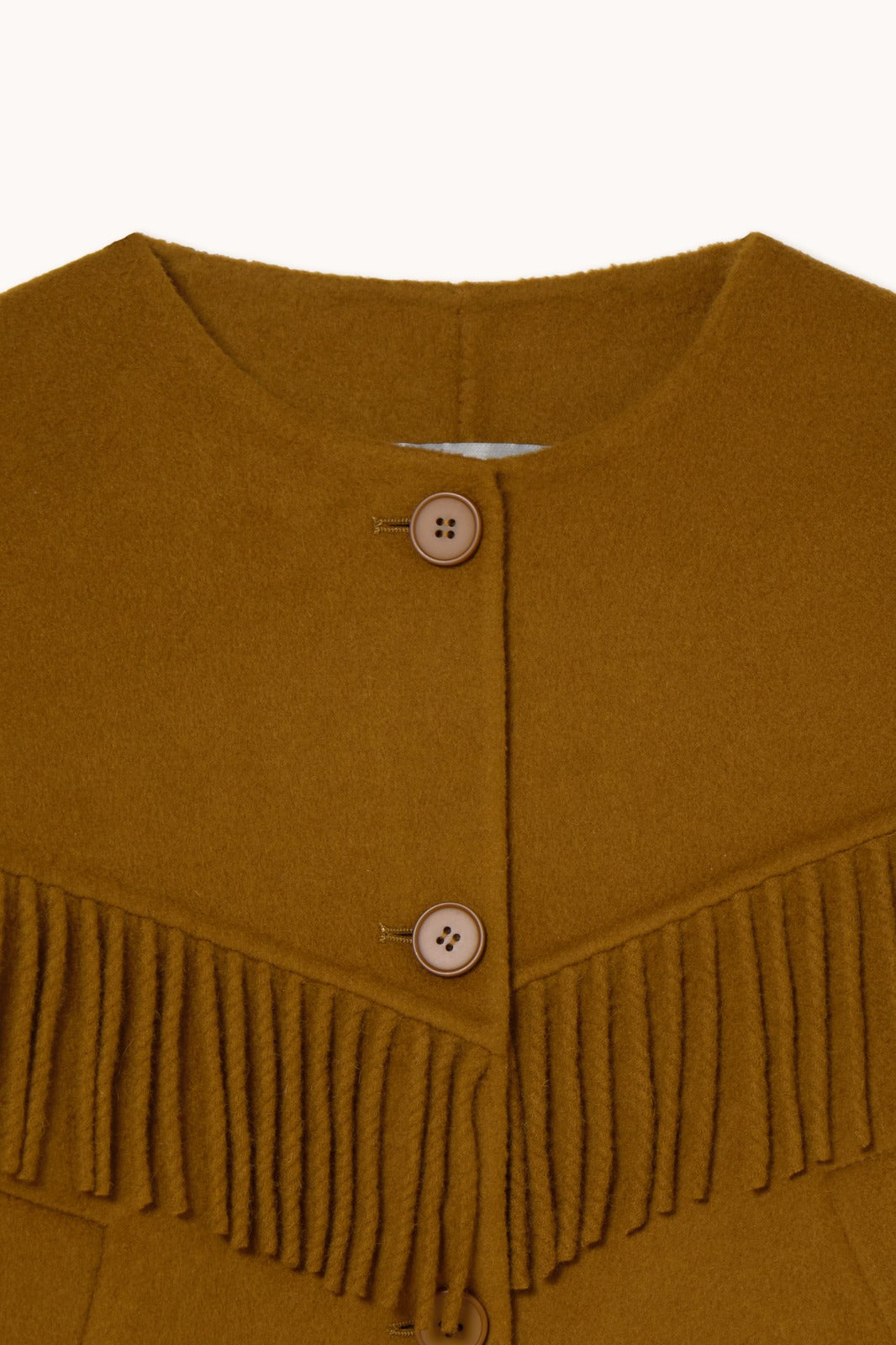 Fringed Short Coat - Bronze