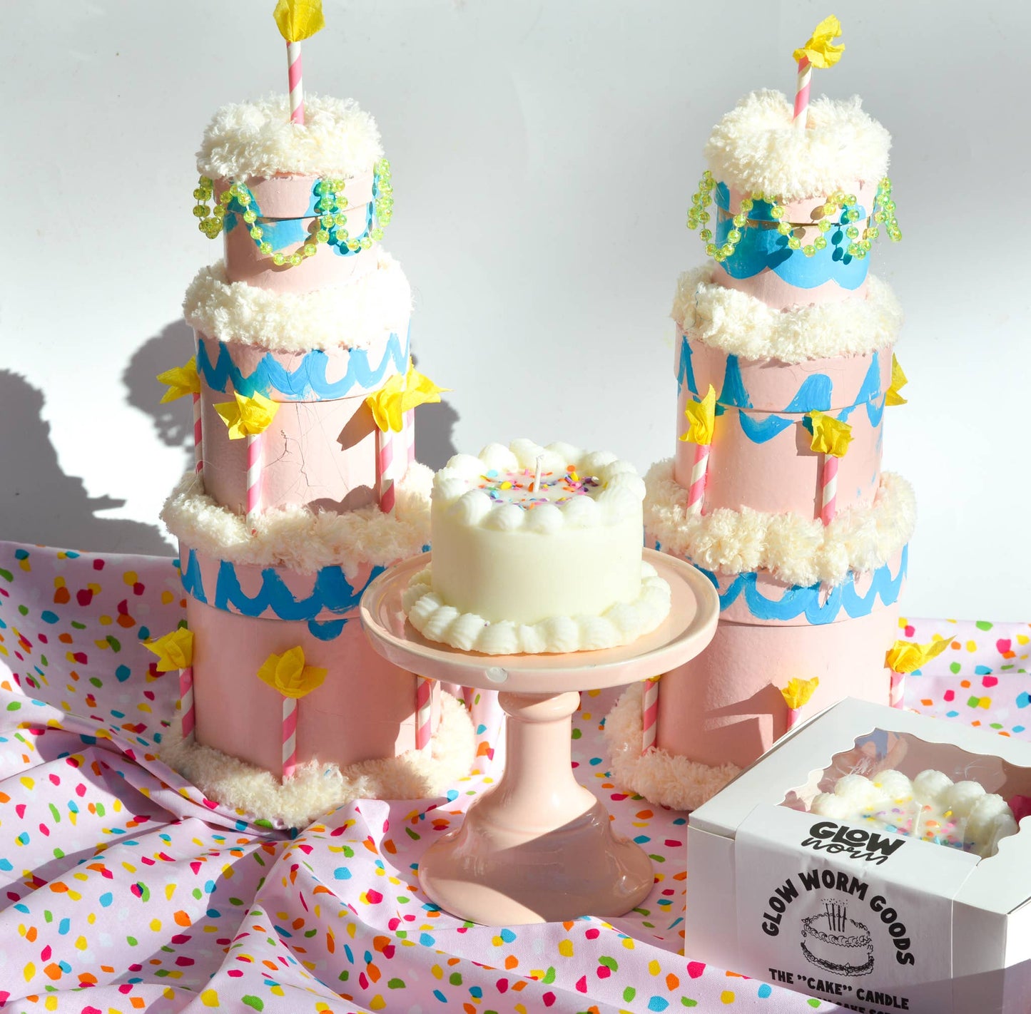 Birthday Cake Shaped Candle