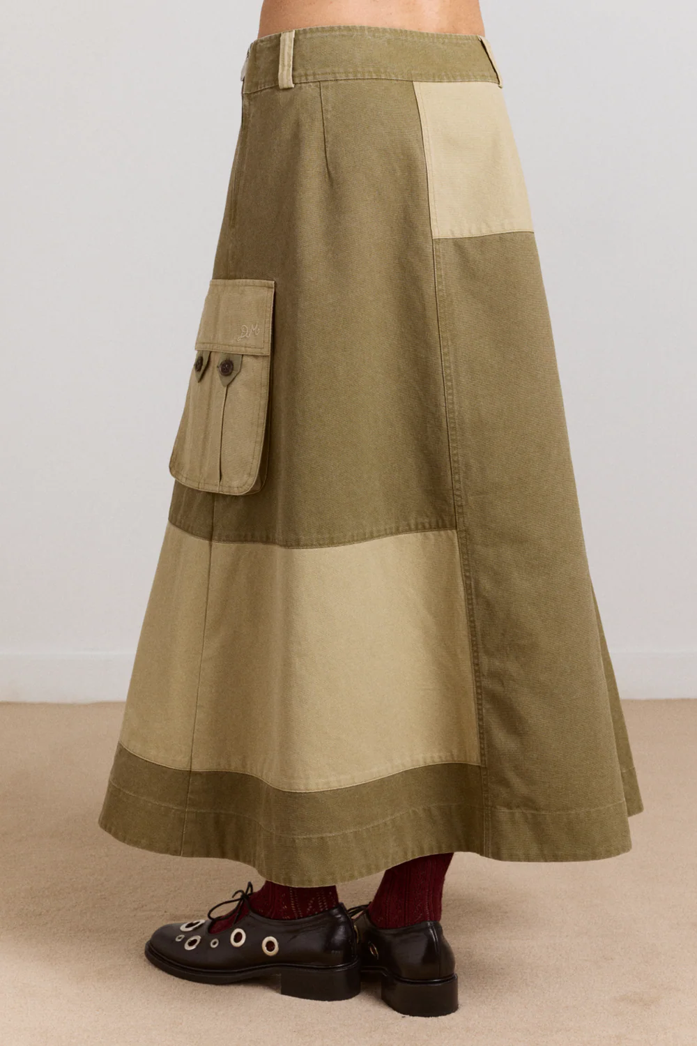 Marcelle Barn Skirt - Olive