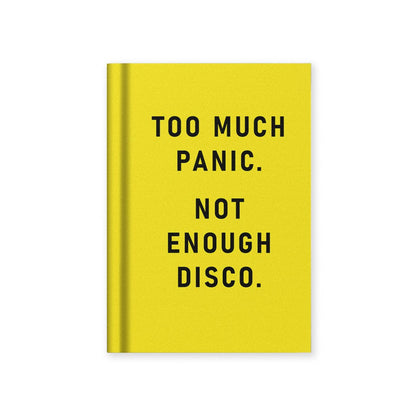 Too Much Panic A7 Fabric Hardback Notebook