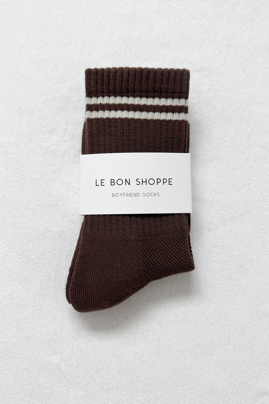 Boyfriend Socks - Wood